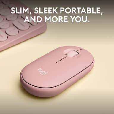 Logitech Pebble Mouse 2 M350s langaton hiiri (roosa)