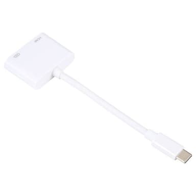 USB-C HDMI:ksi + USB-C korkean resoluution sovitin