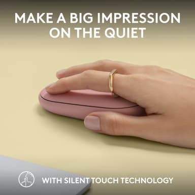 Logitech Pebble Mouse 2 M350s langaton hiiri (roosa)