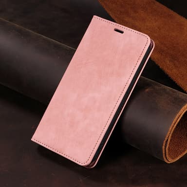 Magneettinen nahkakotelo Google Pixel 8 Prolle Vaaleanpunainen