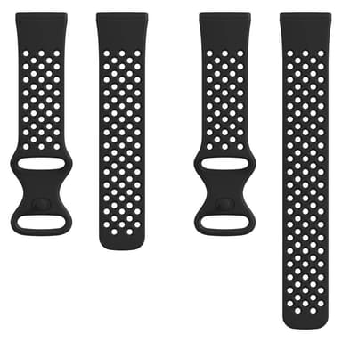 Silikoninen kelloranneke Fitbit Versa 3 / Fitbit Senselle Musta