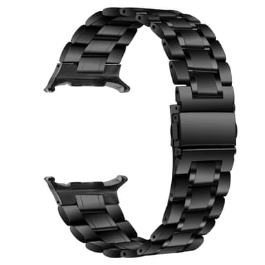 Ruostumattomasta teräksestä valmistettu ranneke Samsung Galaxy Watch 7 Ultra 47MM:lle Musta