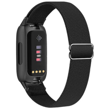 Fitbit Inspire 3 Nylon ranneke Musta