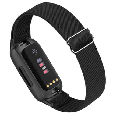Fitbit Inspire 3 Nylon ranneke Musta