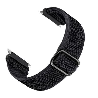 Fitbit Versa 2 Nylon kelloranneke Musta