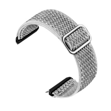 Fitbit Versa 2 Nylon kelloranneke Vaalean harmaa
