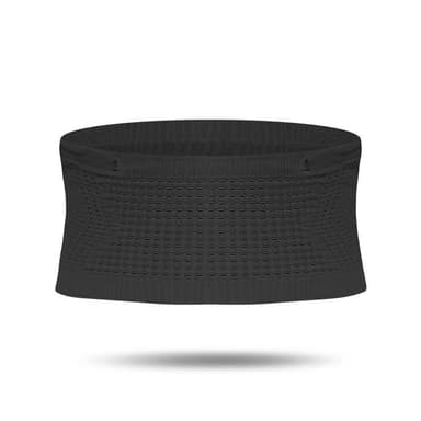 Running Fanny Pack piilotettu hengittävä neulottu vyölaukku Musta L