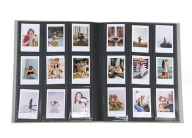 3 tuuman Polaroid-valokuva-albumi 432 kortille Harmaa