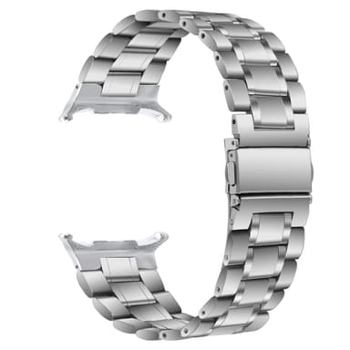 Ruostumattomasta teräksestä valmistettu ranneke Samsung Galaxy Watch 7 Ultra 47MM:lle Hopea