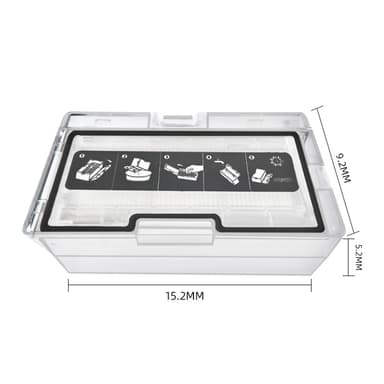 Pölynimuritarvikkeiden laatikko Roborock G20, S8, G10S, T7S