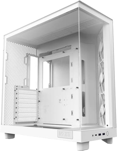 NZXT H6 Flow 2024 PC-kotelo (valkoinen)