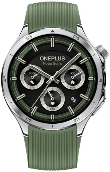 OnePlus Watch 3 hybridiälykello 46 mm (Emerald Titanium)