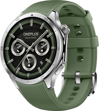 OnePlus Watch 3 hybridiälykello 46 mm (Emerald Titanium)