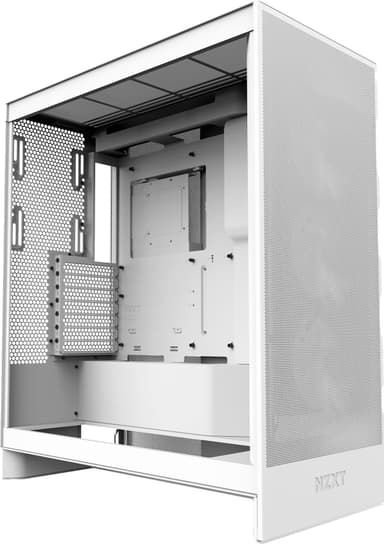 NZXT H7 Flow (2024) keskitorninen PC-kotelo (valkoinen)