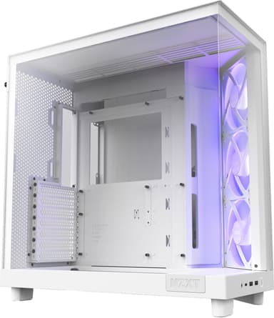NZXT H6 Flow RGB 2024 PC-kotelo (valkoinen)