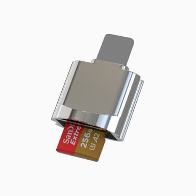 NÖRDIC Lightning-kortinlukija MicroSD UHS-I