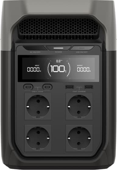 Ecoflow Delta 3 1800 W kannettava virta-asema