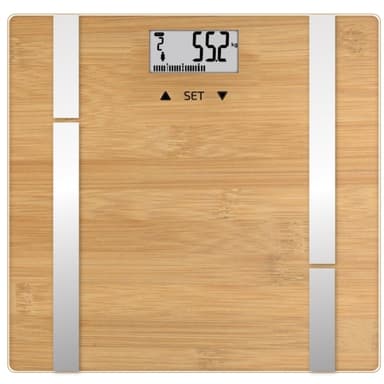 Terraillon Personvåg Bamboo Fit BMI 10-användare, 180 kg