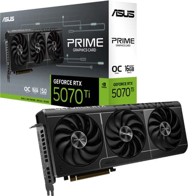 ASUS GeForce RTX 5070 Ti 16 GB PRIME OC näytönohjain