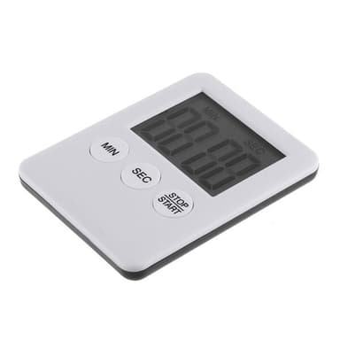 Keittiön ajastin Digitaalinen valkoinen