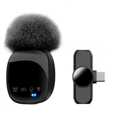 Langaton mikrofoni vastaanottimella USB-C