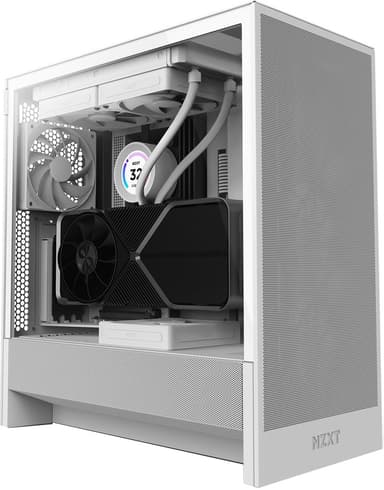 NZXT H5 Flow 2024 PC-kotelo (valkoinen)