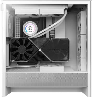 NZXT H5 Flow 2024 PC-kotelo (valkoinen)