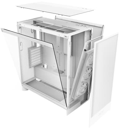 NZXT H7 Flow RGB 2024 PC-kotelo (valkoinen)