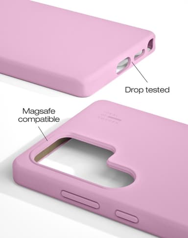 Silicone Case MagSafe Galaxy S25 Ultra Bubblegum Pink
