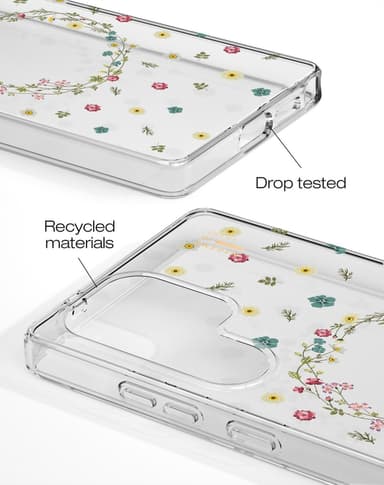 Clear Case Galaxy S25 Ultra Petite Floral