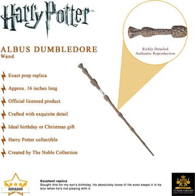 Noble Collection Harry Potter lelutaikasauva (Dumbledore)