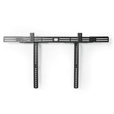 Nedis Soundbar-teline | Sopii käytettäväksi: Yleismalli | Kiinnitetään TV:hen | 10 kg | Säädettävä syvyys | Teräs | Musta