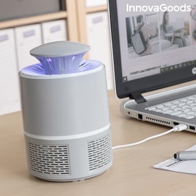 InnovaGoods hyttyslamput, vaaleanharmaa, hyttyslamput, vaaleanharmaa