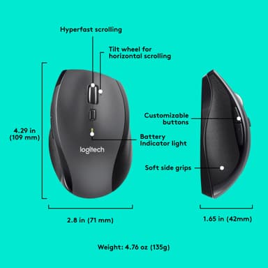 Logitech Marathon M705 langaton hiiri