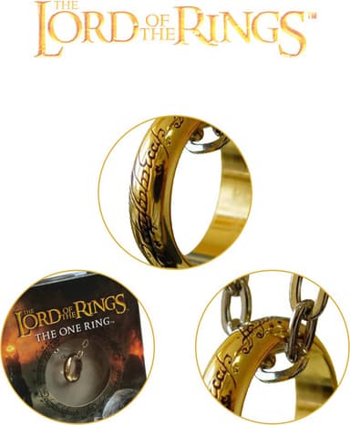 Noble Collection Lord of the Rings kaulakoru (The One Ring)