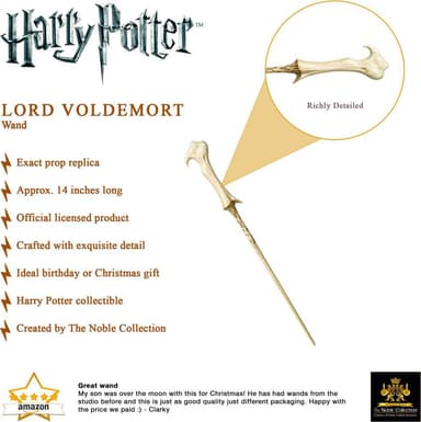 Noble Collection Harry Potter lelutaikasauva (Voldemort)