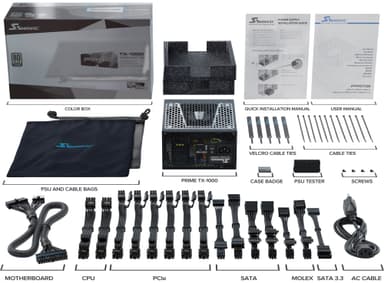Seasonic PRIME TX-1000 1000 W virtalähdeyksikkö