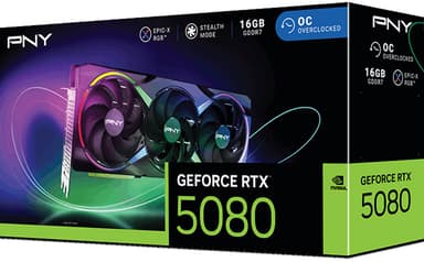 PNY GeForce RTX 5080 16 GB ARGB 3X OC näytönohjain