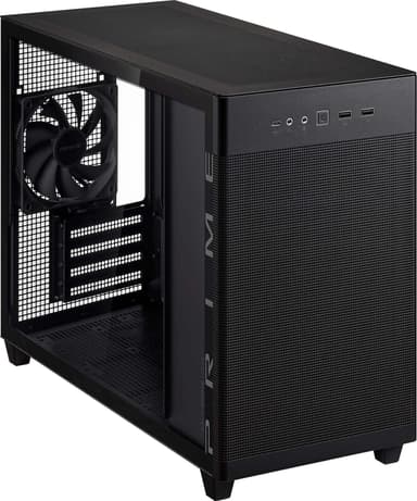 ASUS Prime AP201 TG MicroATX/MiniITX PC kotelo (musta)