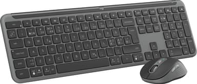Logitech MK950 Slim Combo näppäimistö ja hiiri (grafiitti)