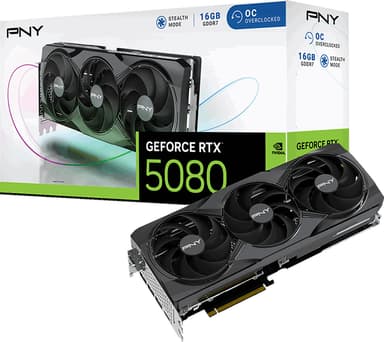 PNY GeForce RTX 5080 16 GB 3X OC näytönohjain