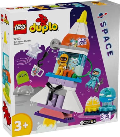 LEGO DUPLO Town 3-in-1-avaruussukkulaseikkailu 10422