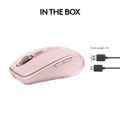 Logitech MX Anywhere 3S langaton hiiri (roosa)