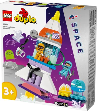 LEGO DUPLO Town 3-in-1-avaruussukkulaseikkailu 10422