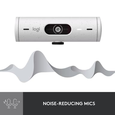 Logitech Brio 500 webkamera (luonnonvalkoinen)