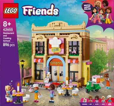 LEGO Friends Ravintola-alan oppilaitos 42655