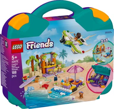 LEGO Friends Loma‑ ja rantarakennelmat matkalaukussa 42672