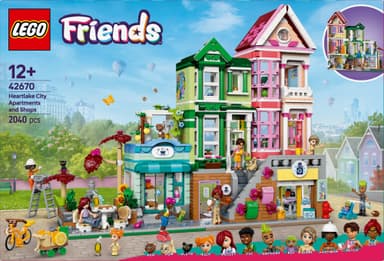 LEGO Friends Heartlake Cityn asunnot ja liiketilat 42670