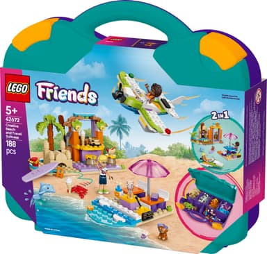 LEGO Friends Loma‑ ja rantarakennelmat matkalaukussa 42672