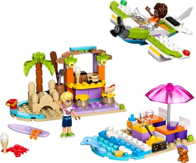 LEGO Friends Loma‑ ja rantarakennelmat matkalaukussa 42672